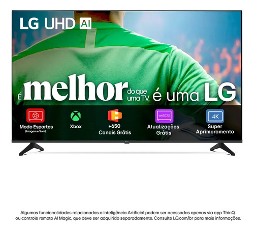 Smart TV 4K 50" LG UHD 50UA75