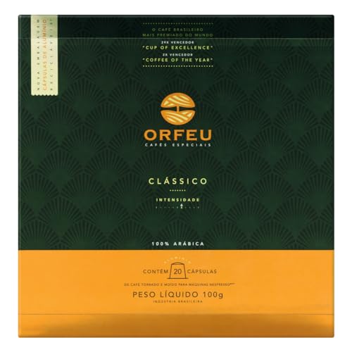 Cápsulas Orfeu Clássico Compatíveis Nespresso 20 Unidades