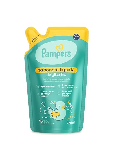 Pampers Sabonete Líquido Refil Glicerina 350ml