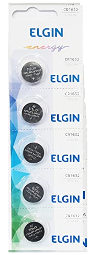 Bateria Elgin Cr1632 3v Lítio Cartela Com 5