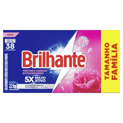 Sabão em pó Brilhante Limpeza Total 2,2Kg