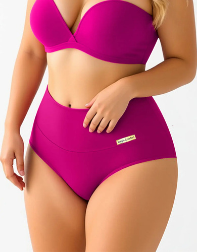 Kit Com 10 Calcinhas Cós Alto