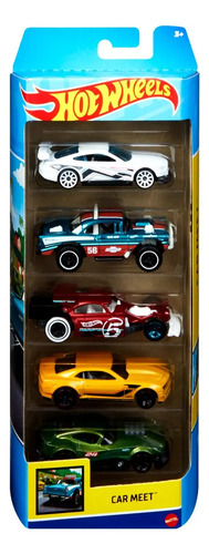 Kit Com 5 Carrinhos Sortidos Hot Wheels