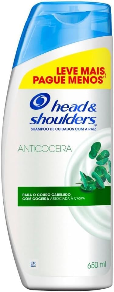 Head & Shoulders Shampoo Anticaspa Anticoceira 650 ml