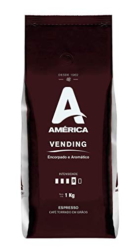 Café Torrado em Grãos América 1Kg, Vending Torra Média