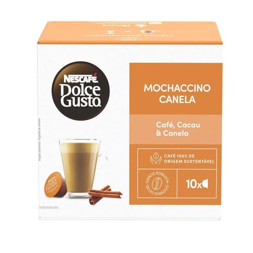 Café em Cápsula NESCAFÉ DOLCE GUSTO Mochaccino Canela - 10 Cápsulas