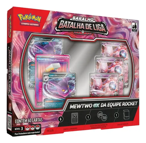 Baralho de Batalha Mewtwo EX Equipe Rocket Pokemon