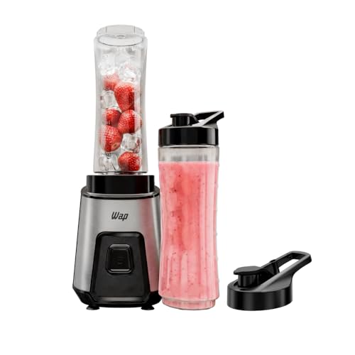 WAP Liquidificador Portátil Blender Go 300W com 2 Copos Squeeze, 127V