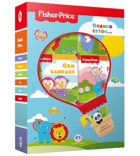Kit livrinhos Fisher-Price - Quando estou... (Com 6 mini livrinhos)