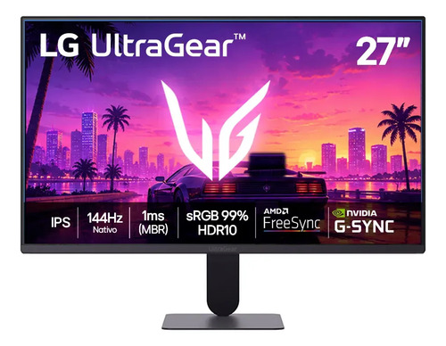 LG UltraGear Monitor Gamer 27" IPS 144Hz Full HD 27G411B