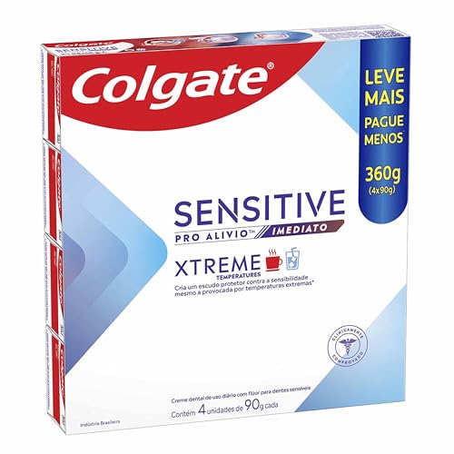 Creme Dental Colgate Sensitive Pro Xtreme 90g - 4 unidades