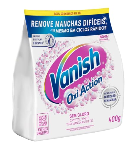 Vanish Tira Manchas em Pó Crystal White Oxi Action 400g