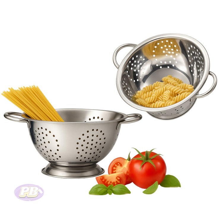 Escorredor de Massas em Aço Inox 24cm