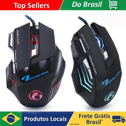 Mouse gamer com fio USB