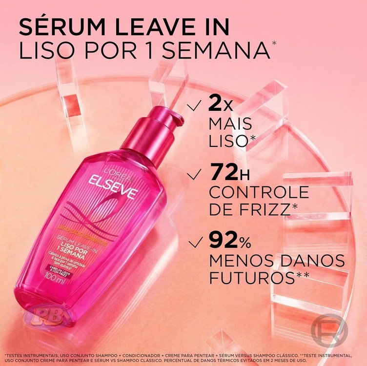 L'Oréal Paris Elseve Sérum Leave-in Liso dos Sonhos 100ml