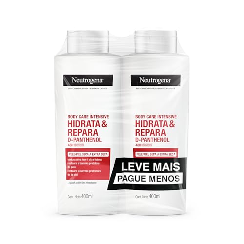 Creme Hidratante Neutrogena Hidrata&Repara, Kit 2 Unidades de 400ml
