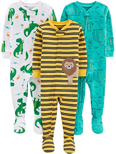 Pijama Simple Joys by Carter's para bebês e meninos, pacote com 3