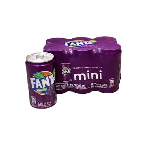Pack de Fanta Uva Lata 220ml 6 unidades