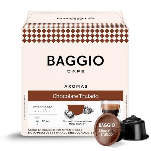 Baggio Café Cápsulas Aroma Chocolate Trufado Dolce Gusto 10 Cápsulas