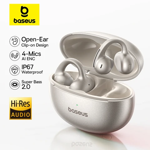 Baseus MC1 Pro fone bluetooth aberto