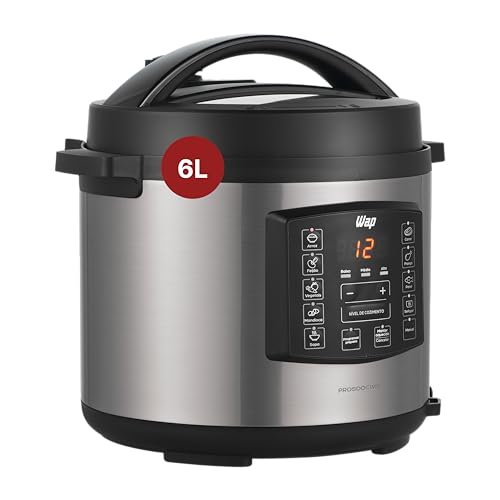WAP Panela de Pressão Elétrica WPPE1 Inox 6L 1000W