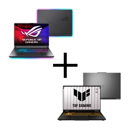 Notebook ASUS ROG Strix G16 Ultra 9 275HX RTX 5060 + ASUS TUF F16 14450HX RTX 5050