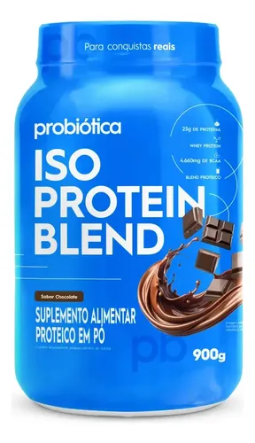 Whey protein Probiótica Iso Blend Chocolate 900g