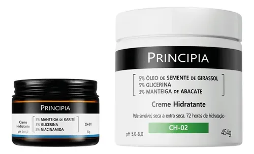 Principia Kit Cremes Hidratantes Rosto E Corpo Ch-01 + Ch-02