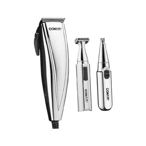 Máquina de Cortar Cabelo 3 em 1 Conair com Trimmer e Aparador de Nariz/Orelha 127V
