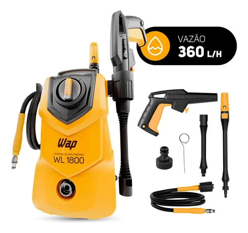 Lavadora de Alta Pressão Compacta WAP WL 1800 1400W 1500PSI