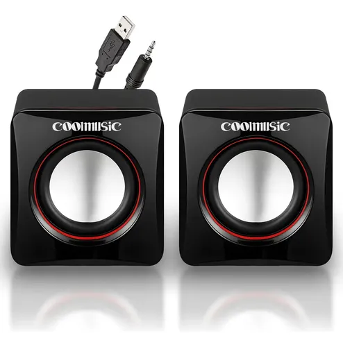 Caixa de Som Coolmusic USB P2 6W para PC Notebook