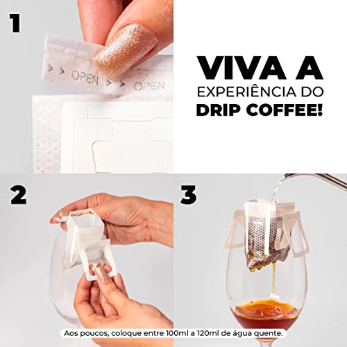 Coffee Mais Café Super Especial em Drip Clássico 100% Arábica Torra Média Caixa com 10 Unidades