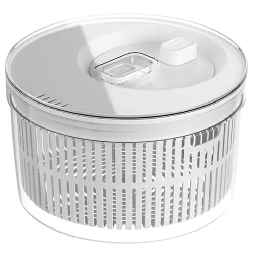 Kit Organizador e Secador de Saladas 5,5L Natural Linha Clear Fresh