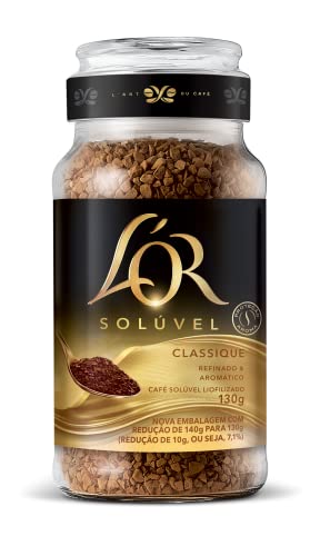 Café Solúvel L'OR Classique Pote de Vidro 130g