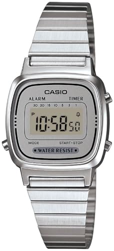Relógio Feminino Digital Casio Vintage LA670WA-7DF