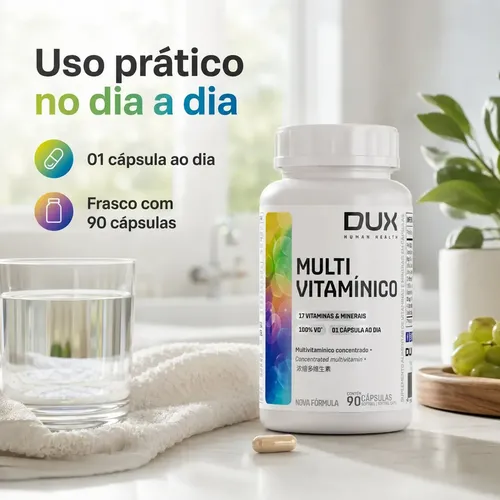 Multivitamínico Esportivo Dux Nutrition 90 Cápsulas