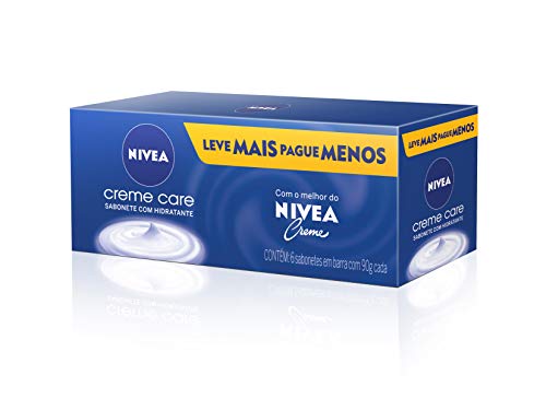 NIVEA Sabonete em Barra Creme Care 6 un. 90g
