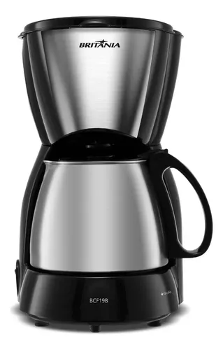 Cafeteira Britânia 18 Cafezinhos BCF19B Jarra de Inox 550W