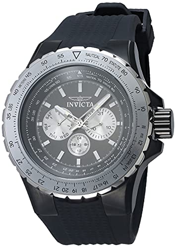 Invicta Relógio masculino Aviator 33033 de quartzo, Preto, One Size