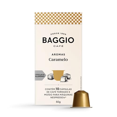 Baggio Café Cápsulas de Café Aroma Caramelo Compatível com Nespresso - 10 Cápsulas