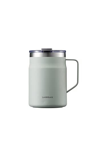 Lock & Lock Caneca Metro com Alça e Tampa 473 ml Menta