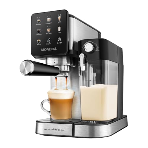 Cafeteira Espresso Automática Mondial Dolce Latte 20 bar 1250W