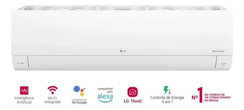Ar Condicionado Split LG Dual Inverter AI Voice 12000 BTUs 220V