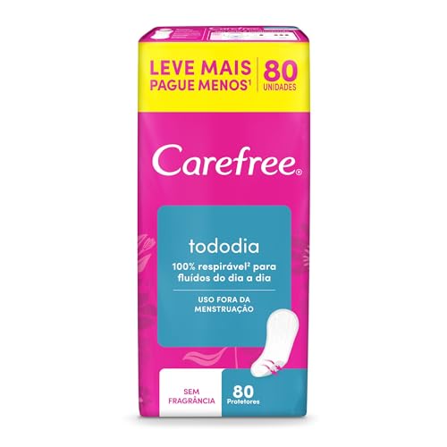 Protetor Diário Carefree Todo Dia, 80 Unidades