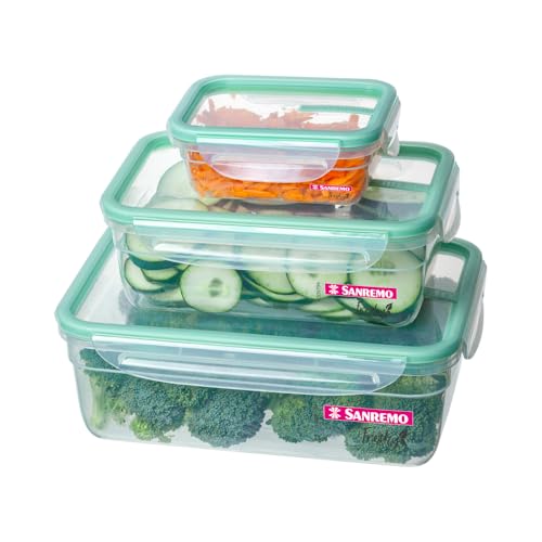 Sanremo Conjunto de 3 Potes Herméticos Freshy