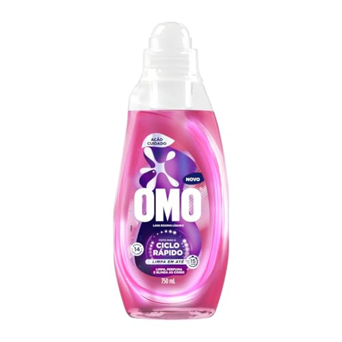 Lava-Roupas Líquido Omo Ciclo Rápido 750ml