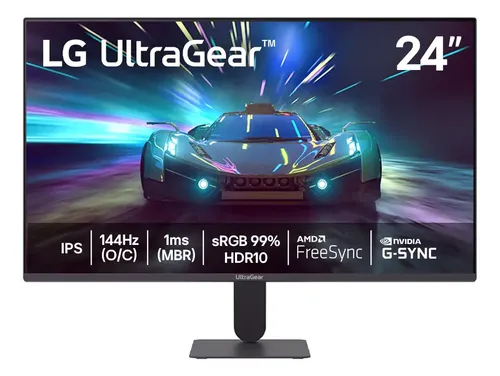 Monitor LG Ultragear 24" 144Hz 1ms IPS AMD FreeSync