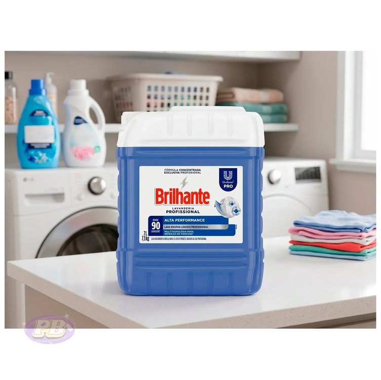 Sabão Líquido Brilhante Alta Performance Concentrado Profissional 7L