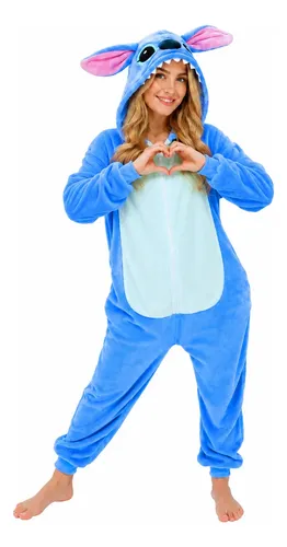 Pijama Macacão Kigurumi Stitch