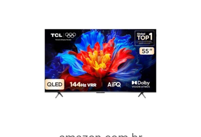Smart TV TCL 55 Polegadas QLED 4K P8K
